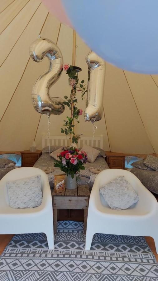 Hopgarden Glamping - Luxury 6M Bell Tent Wadhurst Exterior photo
