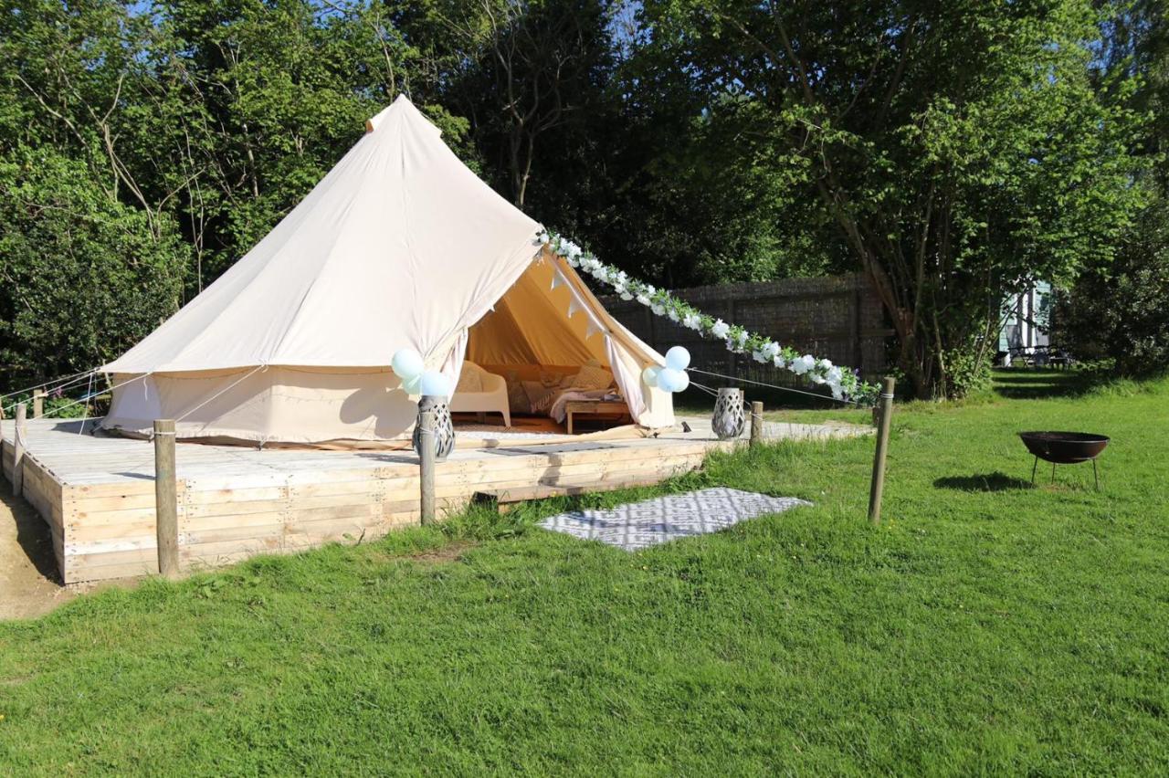 Hopgarden Glamping - Luxury 6M Bell Tent Wadhurst Exterior photo