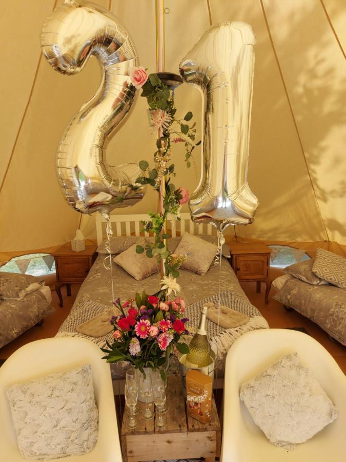 Hopgarden Glamping - Luxury 6M Bell Tent Wadhurst Exterior photo